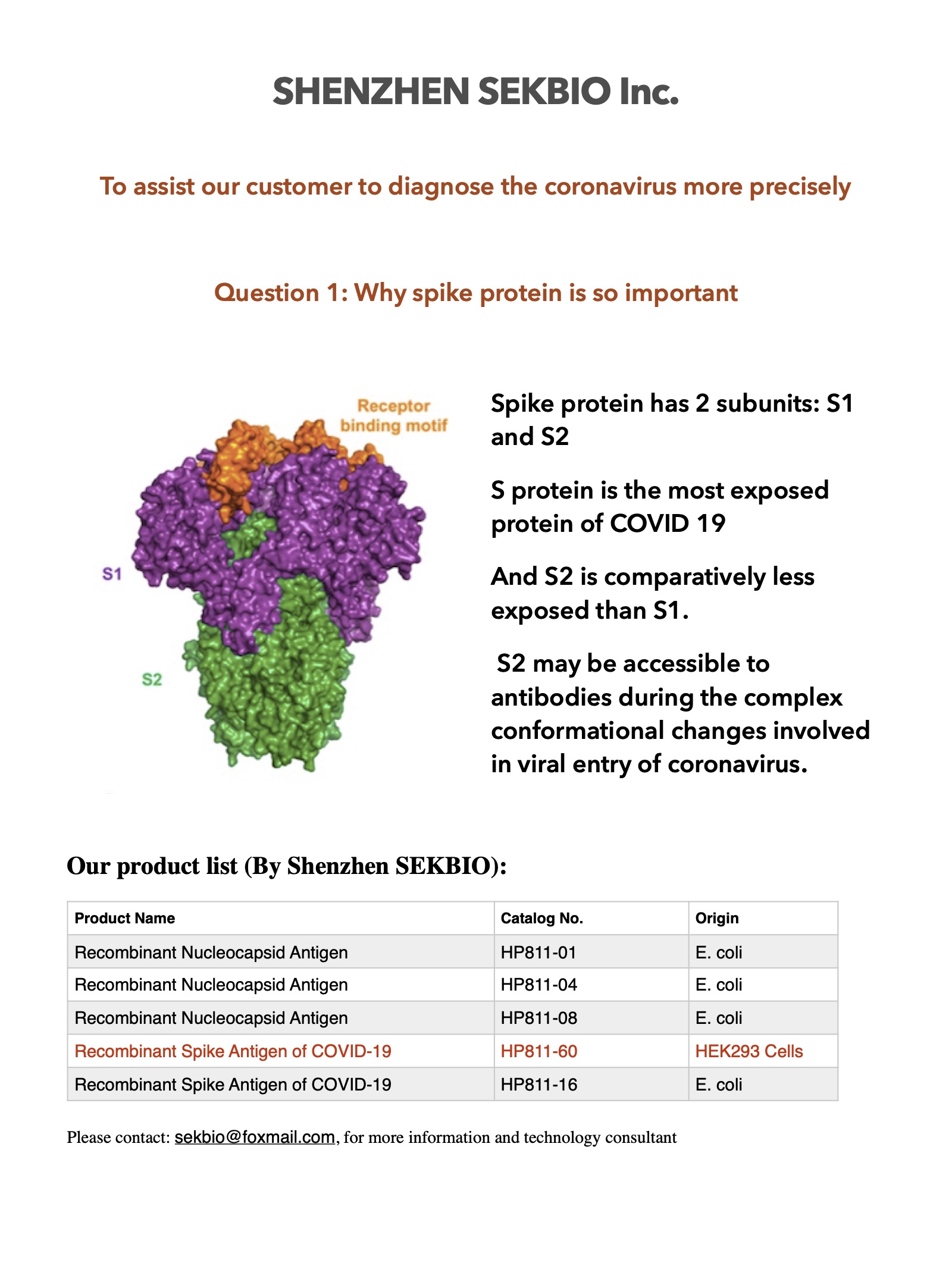 Recombinant Spike